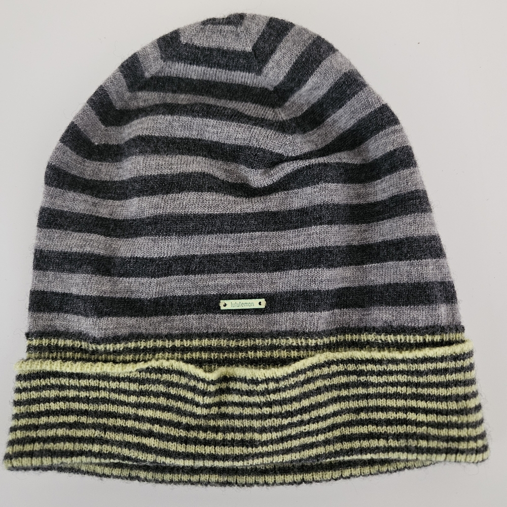 GUC Lululemon Striped Wool Hat
